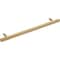 Jeffrey Alexander 192 mm Center-to-Center Satin Bronze Square Dominique Cabinet Bar Pull 845-192SBZ - alternate 4